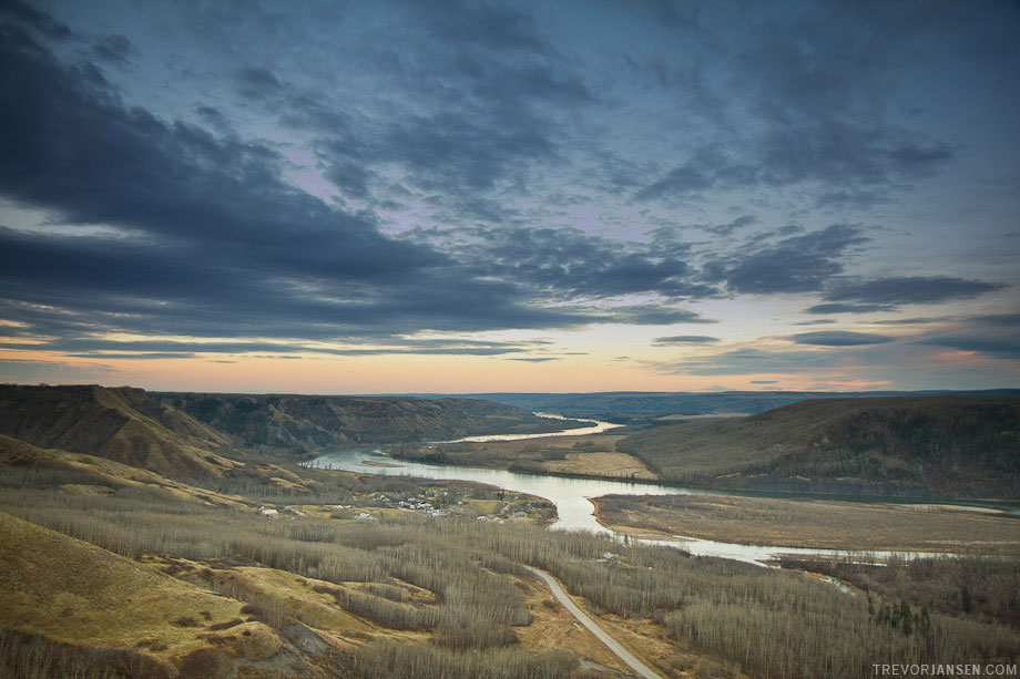 Landscape of the North Peace River